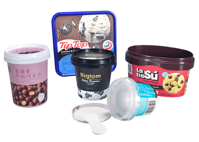 1000ml IML ice cream container .square- HONOKAGE
